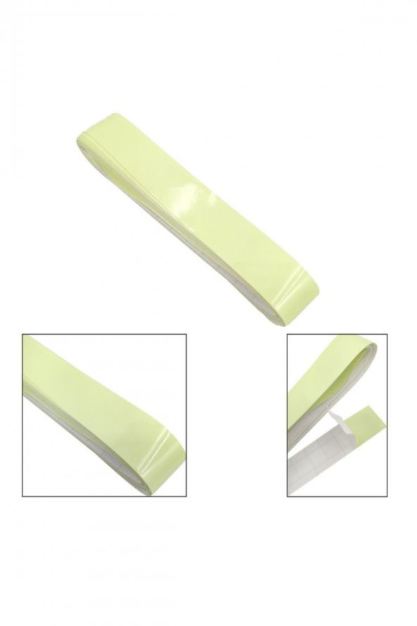 Karanlıkta Işık Veren Yansıyan 4 Metre Fosforlu Yeşil Şerit Bant - 2