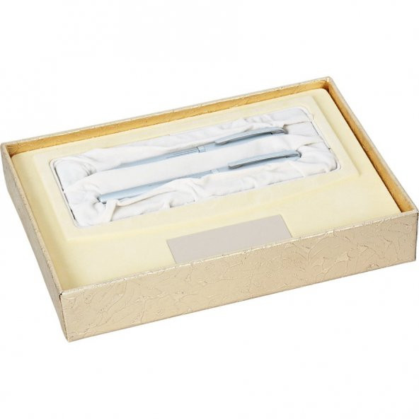 Gümüş Renk Roller ve Tükenmez Kalem