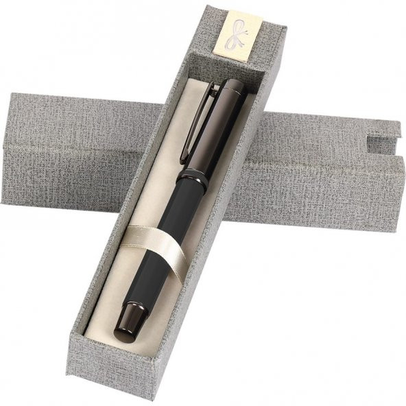 Siyah Parlak Kalem Seti