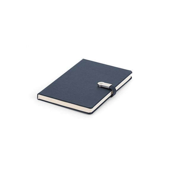 Termoderi Kapaklı 16 GB USBli Lacivert Defter ( 13 x 21 cm )