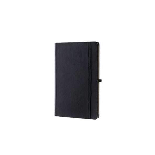 Termoderi Siyah Kapaklı Not Defteri ( 9 x 14 cm )
