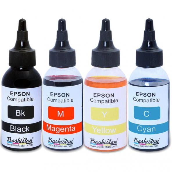 Epson L3050 Uyumlu Mürekkep Seti (4x100 ml) - 2