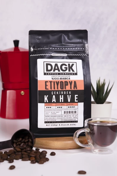 Dagk   Etiyopya Çekirdek Kahve 250gr - 3