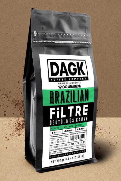Dagk   Filtre Kahve Brazilian 250gr Öğütülmüş - 4