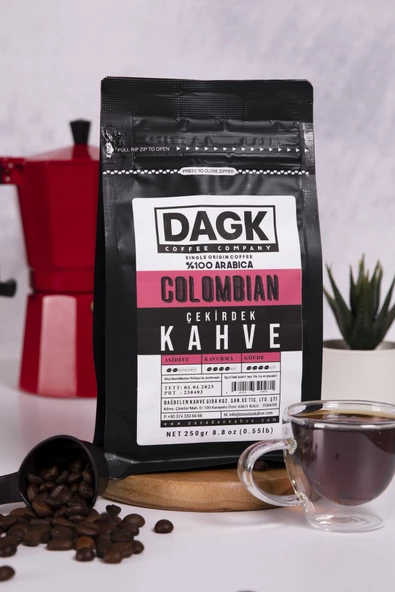 Dagk   Colombian Çekirdek Kahve 250gr - 3
