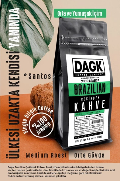 Dagk   Brazilian Çekirdek Kahve 250gr - 5