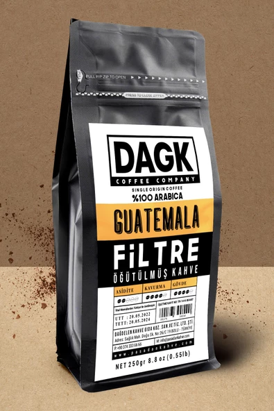 Dagk   Filtre Kahve Guatemala 250gr Öğütülmüş - 4
