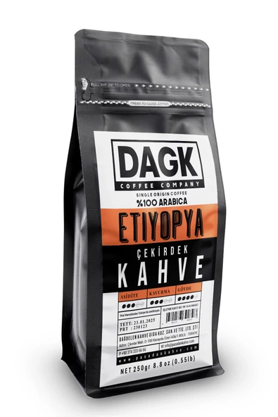 Dagk   Etiyopya Çekirdek Kahve 250gr - 2