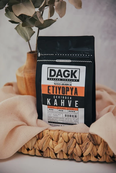 Dagk   Etiyopya Çekirdek Kahve 250gr - 4