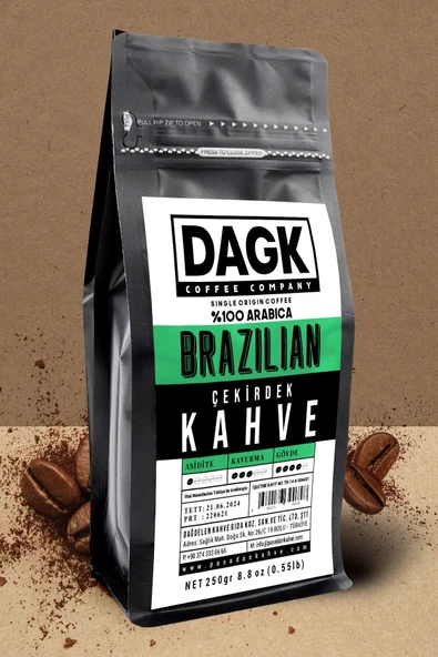 Dagk   Brazilian Çekirdek Kahve 250gr - 4