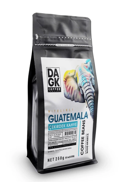 Dagk   Guatemala Çekirdek Kahve 250gr