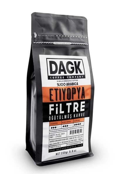 Dagk   Filtre Kahve Etiyopya 250gr Öğütülmüş - 2