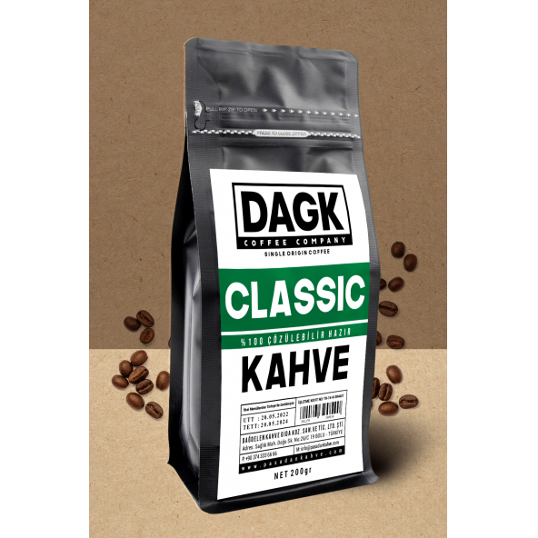 Dagk   Classic Kahve 200 gr (garnül çözünebilir)