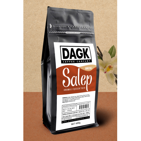 Dagk   Vanilyalı Salep 400g (Aromalı)