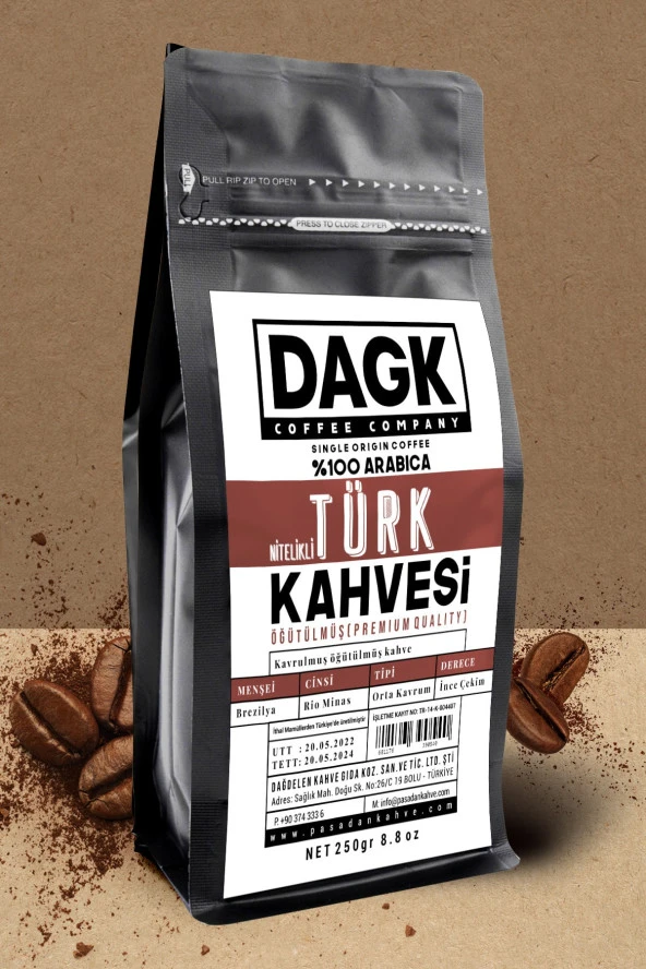 Dagk   Türk Kahvesi 250 gr Nitelikli - 5