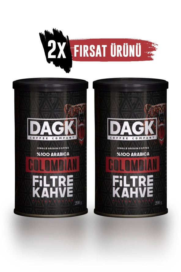Dagk   Colombian Filtre Kahve 2x200g Fırsat Ürünü - 2