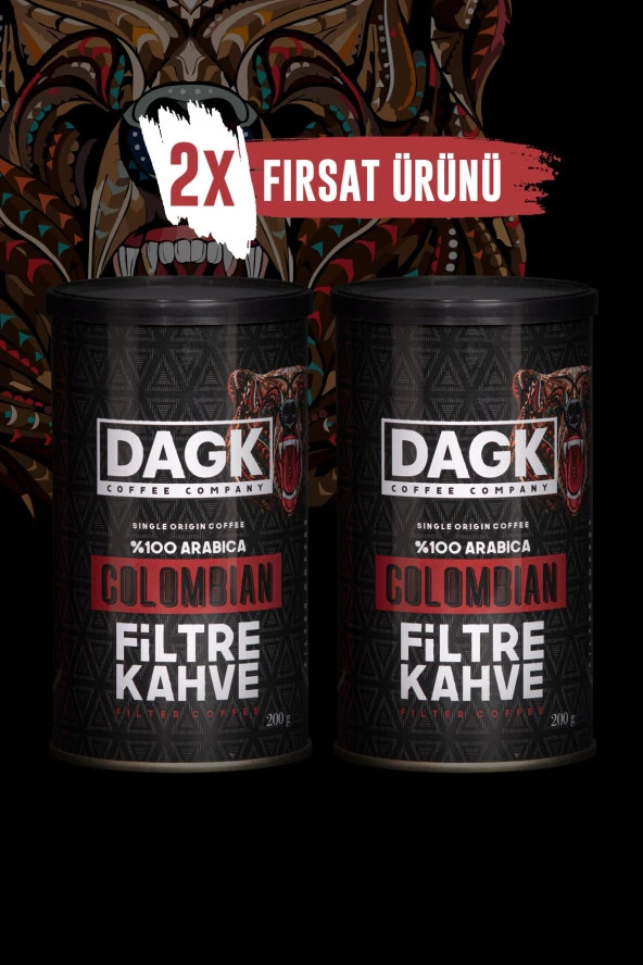 Dagk   Colombian Filtre Kahve 2x200g Fırsat Ürünü - 3