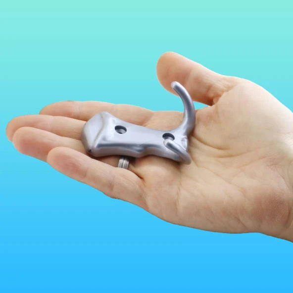 Martı Duvar Vestiyer Portmanto Askısı Dolap Elbise Askılığı Gri Plastik Askı Askılık - Resim 3