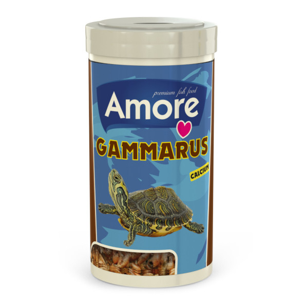 Amore Gammarus Kaplumbağa Yemi 1Lt, 250ml Turtle Sticks Bonisa, Multivitamin - 3
