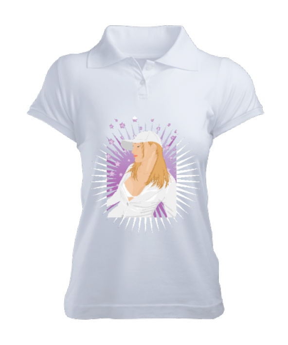 insan kadın polo yaka t-shirt Kadın Polo Yaka Tişört