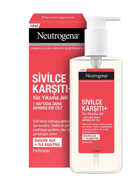 Neutrogena Sivilce Karşıtı Temizleme Jeli 200 Ml
