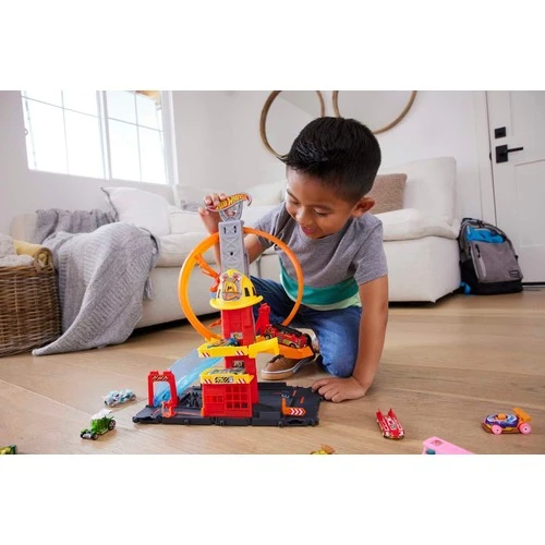 Hot Wheels Çember Pistli Iftaiye Istasyonu HKX41 Lisanslı Ürün - Resim 2