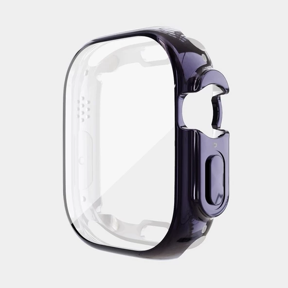 Gpack Apple Watch Ultra 49mm Kordon Önü Kapalı Renkli Silikon