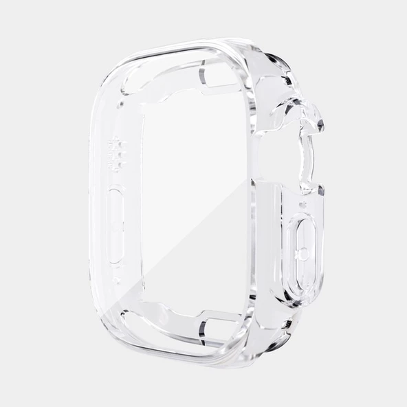 Gpack Apple Watch Ultra 49mm Kordon Önü Kapalı Renkli Silikon - 5