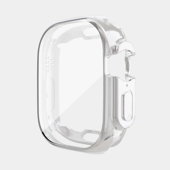 Gpack Apple Watch Ultra 49mm Kordon Önü Kapalı Renkli Silikon - 6