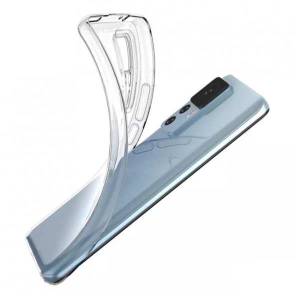 FitCase Xiaomi 12T / 12T Pro Kılıf Kamera Korumalı Silikon Şeffaf Arka Kapak - 2
