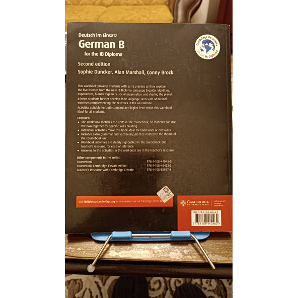 Deutsch im Einsatz German B for the IB Diploma Workbook Sophie Duncker Cambridge Universty Press 2. Eldir - 2