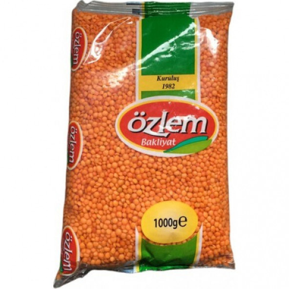 Özlem Bakliyat Kırmızı Mercimek 1 Kg 12 Adet - 2