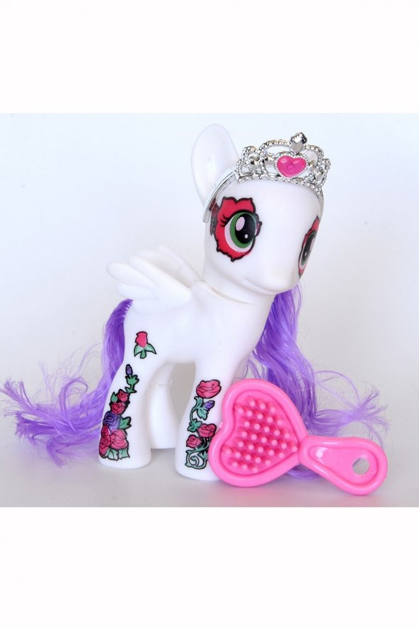 Happy Horse Karakter Ve Tac Tarak Seti Beyaz + Hediye Cüzdan - Resim 2