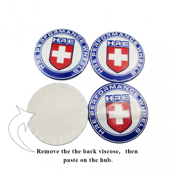 HRE PERFORMANCE LOGOLU 65 MM JANT GÖBEK STICKER - Resim 3