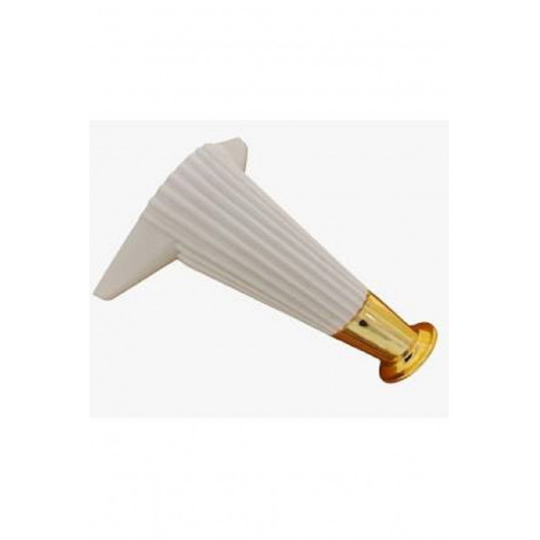 15 CM BEYAZ GOLD MOBİLYA BAZA KOLTUK AYAK 006 - 1