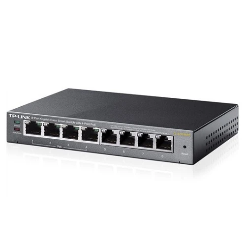TP-LINK TL-SG108PE 8PORT 10/100/1000 YÖNETİLEBİLİR POE SWITCH - Resim 2