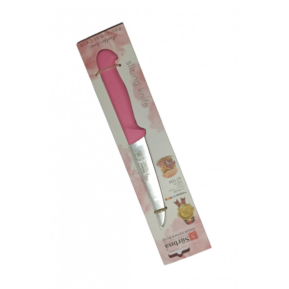 Sürbisa 61104 Pembe Sürmene Mutfak Bıçağı - Resim 2