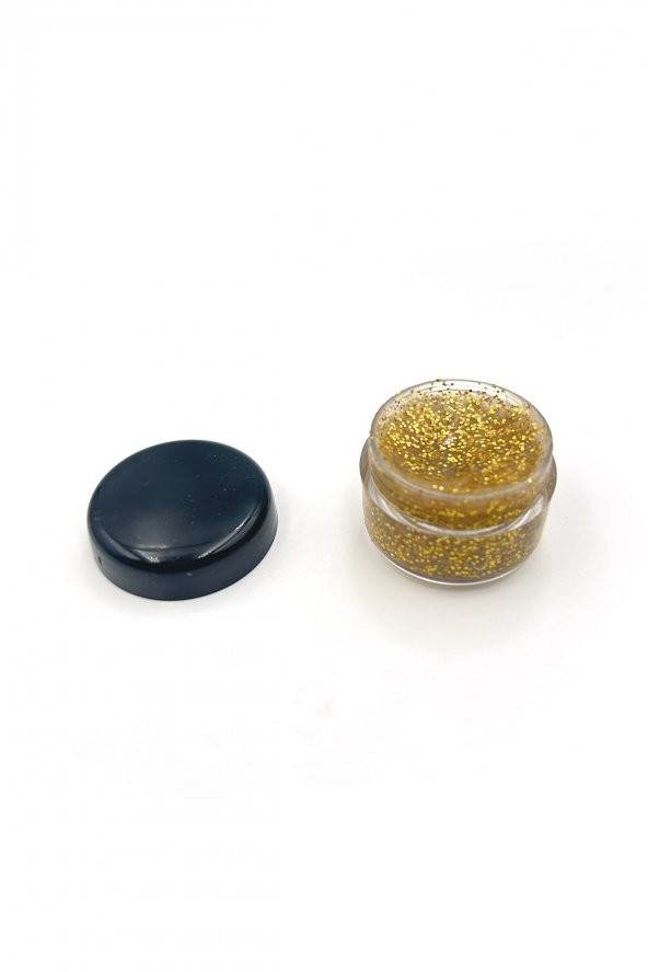 Gold Göz Simi, Yüz ve Vücut Parıltısı, Party Glitter Makyaj Simi 5 ML - 4