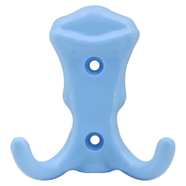 Martı Duvar Vestiyer Portmanto Askısı Dolap Elbise Askılığı Mavi Renk Plastik Askı Askılık - 5