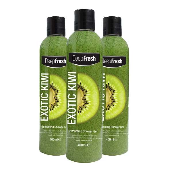 Deep Fresh Arındırıcı Duş Jeli Kivi 3 x 400 ml
