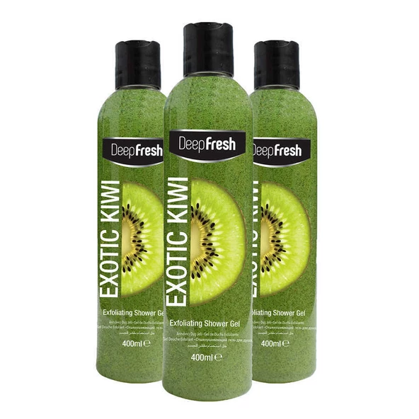 Deep Fresh Arındırıcı Duş Jeli Kivi 3 x 400 ml - 5