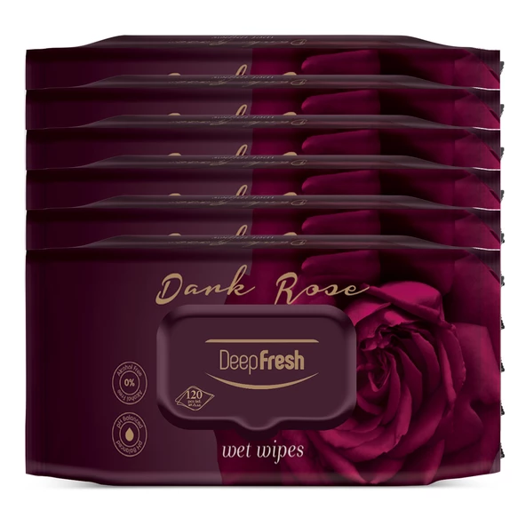 Deep Fresh Oriental Islak Mendil Darkrose 6 x 120 Yaprak - 2