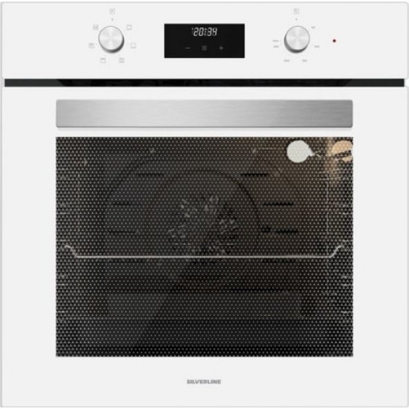 Silverline BO6502W02 - CS5335W01 Beyaz Cam Ankastre Set - Resim 2