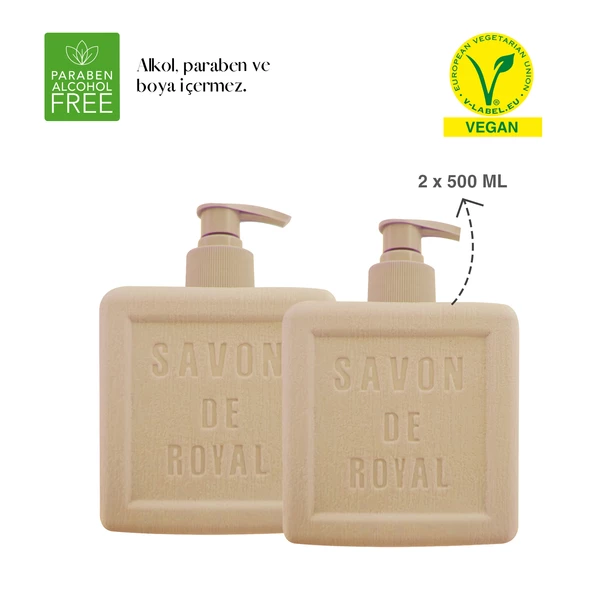 Savon De Royal Provence Nemlendirici Luxury Vegan Sıvı Sabun Krem 2 x 500 ml - 2