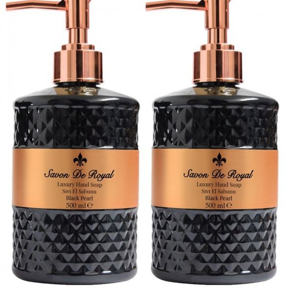 Savon De Royal Luxury Vegan Sıvı Sabun Black Pearl 2 x 500 ml