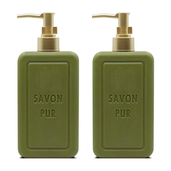 Savon De Royal Savon Pur Luxury Vegan Sıvı Sabun Yeşil 2 x 500 ml - Resim 5
