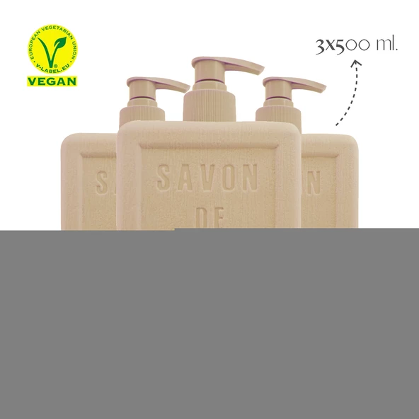 Savon De Royal Provence Nemlendirici Luxury Vegan Sıvı Sabun Krem 3 x 500 ml - 2