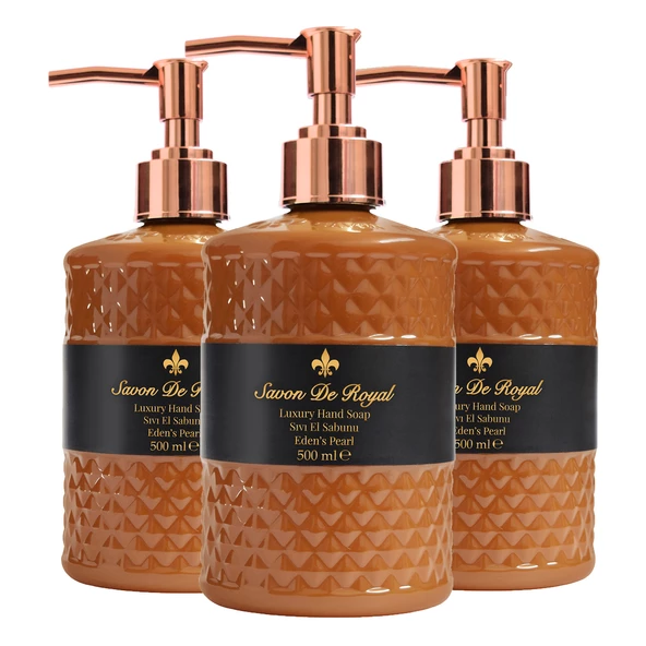 Savon De Royal Luxury Vegan Sıvı Sabun Eden's Pearl 3 x 500 ml