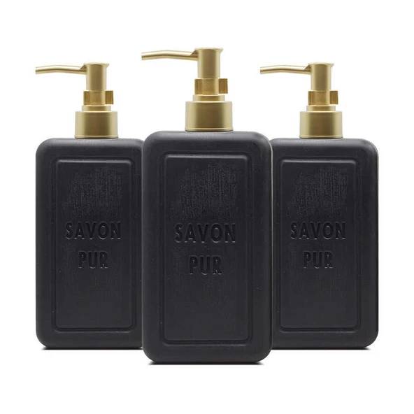 Savon De Royal Savon Pur Luxury Vegan Sıvı Sabun Siyah 3 x 500 ml - 5