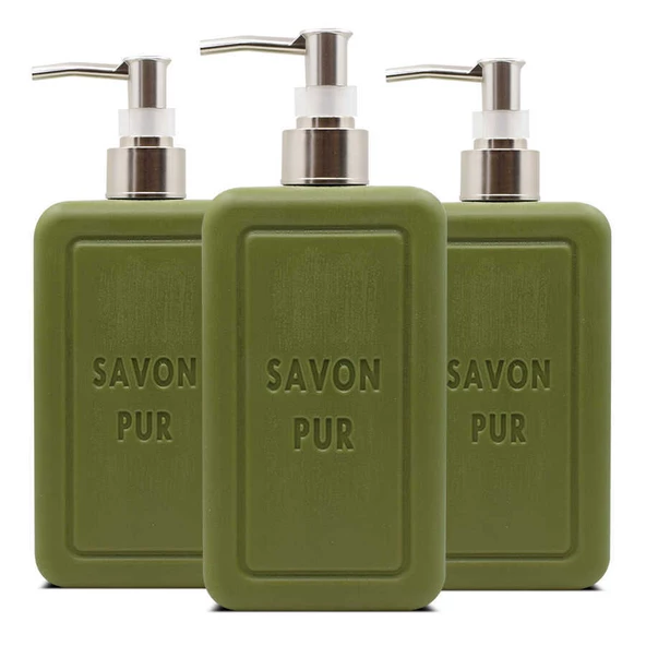 Savon De Royal Savon Pur Luxury Vegan Sıvı Sabun Yeşil 3 x 500 ml - Resim 5